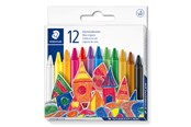 Schrijf- en tekengerei - Staedtler Wax crayon 8mm 12pcs.box - 220 08 C12