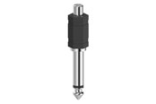 Kabels - diversen - Hama RCA to 6.3 mm Jack cable gender changer - 00205188