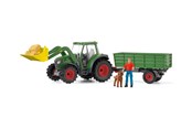 Schleich - Schleich Tractor met aanhanger - 42608