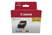 Inkt, toner en verbruiksartikelen - Canon CLI-551 / 6509B015 Multipack - 6509B015