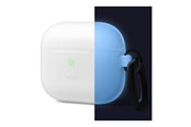 Mobiel - Covers & Cases - Elago AirPod 3 Hang Silicon Case Nightglow Blue - EAP3HG-HANG-LUBL