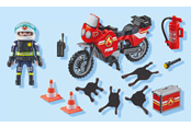 Playmobil - Playmobil Actie - Brandweermotor en olielekincident - 71466