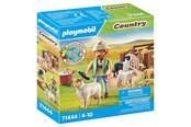 Speelgoedpop - Playmobil Jonge herder met schapen - 71444