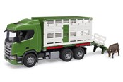 Speelgoedauto - Bruder Scania Super 560R Cattle Transportation Truck - 03548