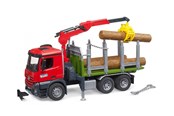 Speelgoedauto - Bruder MB Arocs Timber truck with loading crane grab and - BR3669