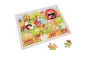 Puzzels - Playwood Wooden Jigsaw Puzzle Farm Hout - RS204
