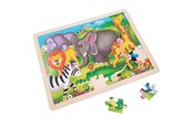 Puzzels - Playwood Wooden Jigsaw Puzzle Wild Animals Hout - RS204A