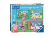 Puzzels - Ravensburger Peppa Pig Seasons Puzzle 4in1 Vloer - 31146