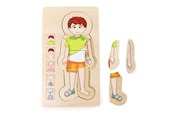 Puzzels - Small Foot - Wooden Body Puzzle Boy 29st. Hout - 5842