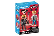 Speelgoedpop - Playmobil Miraculous: Adrien & Cat Noir - 71337
