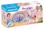 Speelgoedpop - Playmobil Pegasus met Regenboog - 71361