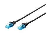 Netwerk - kabel - DIGITUS Professional patch cable - 10 m - black RAL 9005 - Zwart - 10m - DK-1511-100/BLACK