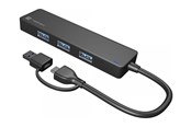 USB hub - Natec Mayfly - hub - 4 ports USB hub - 4 - Zwart - NHU-2023
