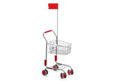 Doen-alsof spelen - Small Foot - Shopping cart with doll seat and flag - 4046