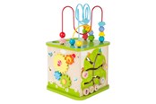 Speelgoed voor baby's - Small Foot - Wooden Activity Cube with Ball Track. - 10605