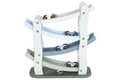 Speelgoed voor baby's - Small Foot - Wooden Autobahn Blue with 4 Cars - 11651