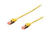 Netwerk - kabel - DIGITUS Patch Cable - patch cable - 10 m - yellow RAL 1018 - 10m - DK-1644-100/Y