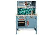Doen-alsof spelen - Small Foot - Wooden Children's Kitchen Blue 7dlg. - 12216