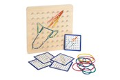Speelgoed voor baby's - Small Foot - Wooden Geo Board Set - 11977