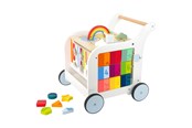 Speelgoed voor baby's - Small Foot - Wooden Baby Walker Baby Walker Flowers - 11607