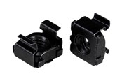 Rackkoffers - StarTech.com 10-32 Cage Nuts - 50 Pack - Rack Mount Clip Nuts - For Square Hole Server Rack - Black (CABCAGENUTS1032) - cage nuts - CABCAGENUTS1032