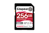 Geheugenkaart - Kingston Canvas React Plus V60 SD - 280MB/s - 256GB - SDR2V6/256GB