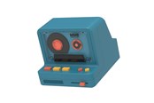 Luidspreker (draagbaar en voor feesten) - MOB Speaker Retro Camera Blue - RS-80-BL1