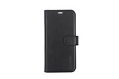 Mobiel - Covers & Cases - Radicover Wallet Case 2in1 Anti Radiation Leather MagS Black - iPhone 15 Pro - RAD286
