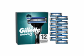 Scheerapparatuur - Gillette Mach3 base 12 pcs - 7702018565719