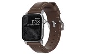 Smartwatch - Accessoires - Nomad - Traditional Band - 44mm/42mm | Silver Hardware | Rustic Brown Leather - NM1A4RST00