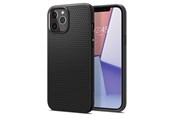 Mobiel - Covers & Cases - Spigen Liquid Air - black - iPhone 12/Pro - ACS01701