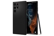 Mobiel - Covers & Cases - Spigen Liquid Air - matte black - Samsung Galaxy S22 Ultra - ACS03915