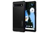 Mobiel - Covers & Cases - Spigen Rugged Armor - black - Google Pixel 6a - ACS04476