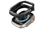 Smartwatch - Accessoires - Spigen Rugged Armor - black - Apple Watch Ultra 3/2/1 - ACS05456