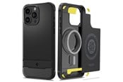 Mobiel - Covers & Cases - Spigen Rugged Armor MagSafe - matte black - iPhone 15 Pro Max - ACS06561