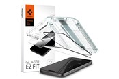 Mobiel - Beschermend glas - Spigen Glass tR EZ Fit 2 Pack - FC Black - iPhone 15 Pro - AGL06893