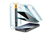 Mobiel - Beschermend glas - Spigen Glass tR EZ Fit (Privacy) 2 Pack - transparency - iPhone 15 Pro - AGL06894