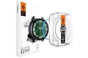 Mobiel - Beschermend glas - Spigen Glass tR EZ Fit 2 Pack - Samsung Galaxy Watch6 Classic 47mm - AGL07066