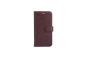 Mobiel - Covers & Cases - Radicover Anti Radiation Mobile Case PU Leather iPhone 13 Flipcover Brown - RAD262