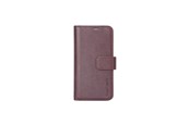 Mobiel - Covers & Cases - Radicover Radiationprotected Mobilewallet PU iPhone 5/5S/SE Flipcover Brown - RAD077