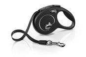 Katten - Flexi Classic Tape Leash Black XS 3m - 770.5004