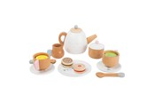 Doen-alsof spelen - Small Foot - Wooden Tea Set with Play Food 17 pcs - 11214