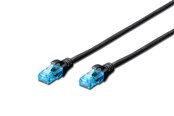 Netwerk - kabel - DIGITUS CAT 5e U-UTP Patch Cord - 5m - Zwart - 5m - DK-1512-050/BL