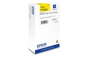 Inkt, toner en verbruiksartikelen - Epson T7554 - XL size - yellow - original - ink cartridge - C13T75544N