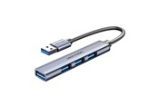 USB hub - Vention Mini Hub USB 3.0 to USB 3.0/3x2.0 0.15m USB hub - 3 - USB 3.0 - Grijs - CKOHB