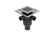 Afvoerproducten - Unidrain Set 4 Square ClassicLine Column 15x15 Ø110 mm vertical - 8024.0075