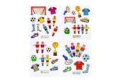 Creatief spelen - LG-Imports Stickers Football Glittering (Assorted) - 9744