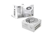 Voeding - ASUS TUF GAMING 1000G - White Voeding - 1000 Watt - 135 mm - ATX 3.1 - 80 Plus 80 PLUS Gold - 90YE00S5-B0NA00