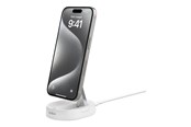 Mobiel - Adapters & Opladers - Belkin BoostCharge Pro wireless charging stand - magnetic - + AC power adapter - 15 Watt - WIA008VFWH