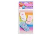 Pop, teddybeer en materiaal - Heless Doll socks - 3 pairs 28-35 cm - 773